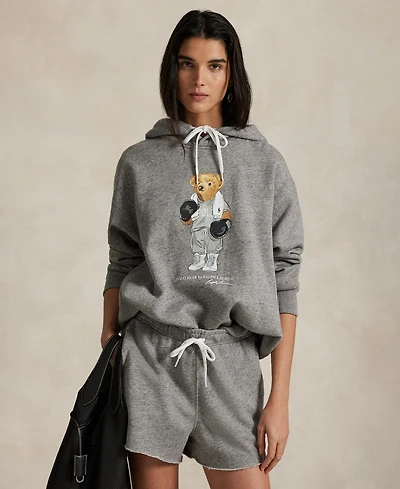 Polo Ralph Lauren Women's Bear Fleece Hoodie Sweatshirt