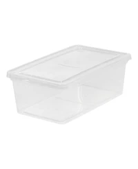 Iris 6 Quart Clear Storage Box, 1 Pack, Clear