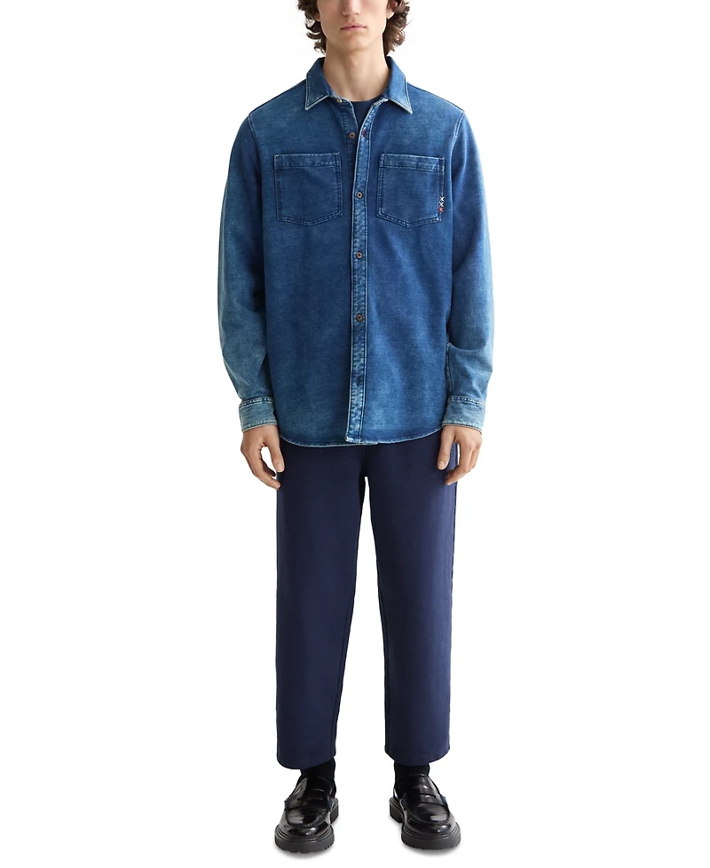 Scotch & Soda Men's Indigo Denim Shirt