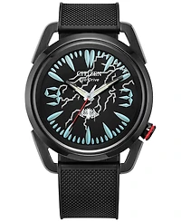 Citizen Eco-Drive Men's Marvel Venom Lethal Protector Black Polyurethane Strap Watch 42mm Box Set