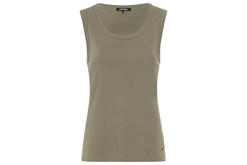 Olsen Women's Round Neck Sleeveless Shell