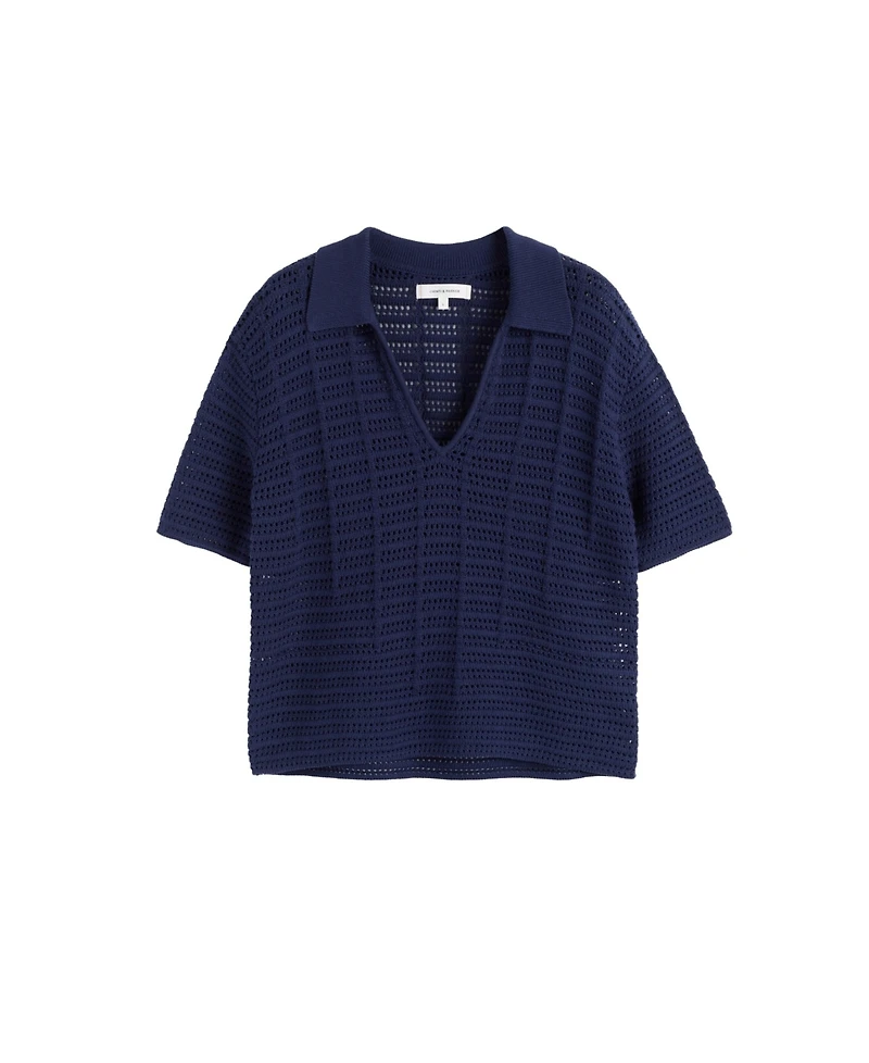Chinti & Parker Women's Cotton Crochet Shirt