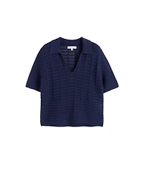 Chinti & Parker Women's Cotton Crochet Shirt