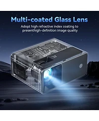 Artsea Mini Projector, 1080p Portable Projector for Indoor and Outdoor, Easy to Use 1pc