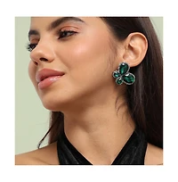Sohi Embellished Butterfly Stud Earrings