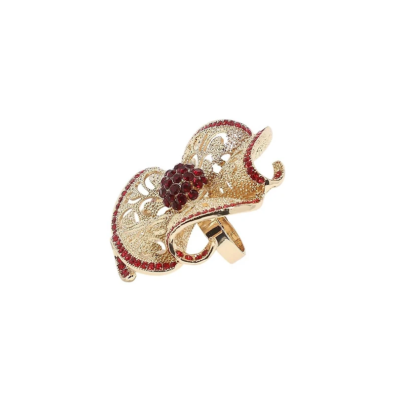 Sohi Stone Setting Flower Ring