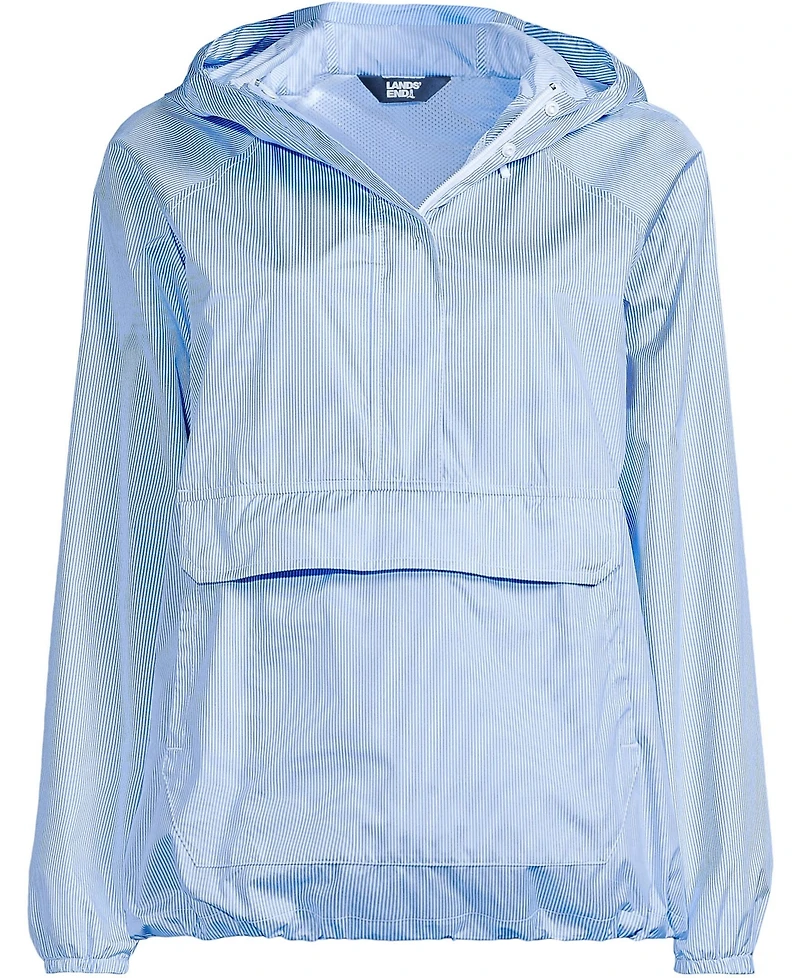 Lands' End Women's Packable Anorak Windbreaker