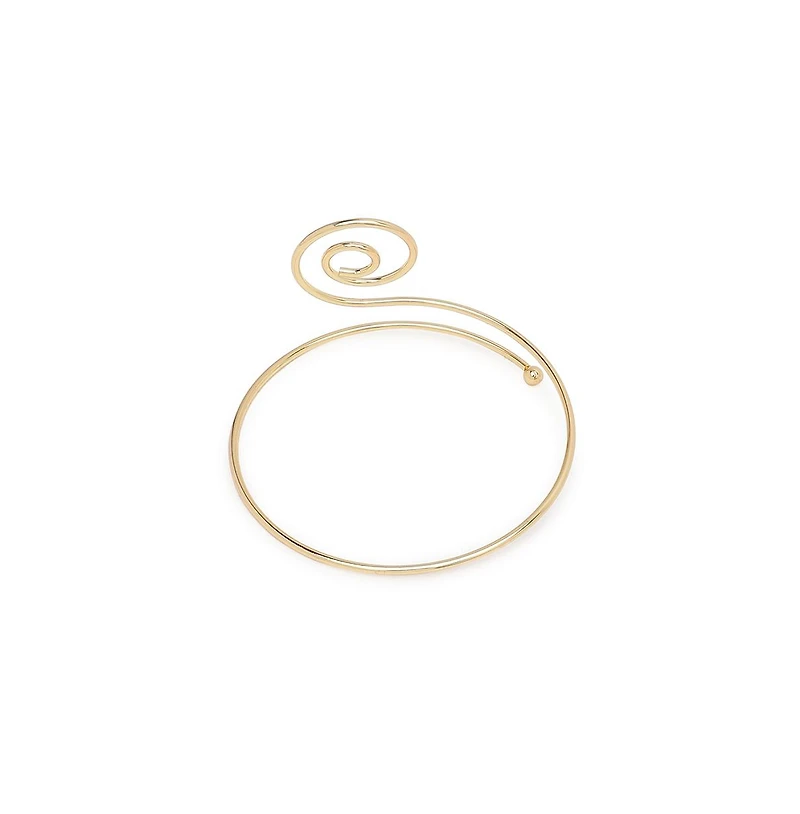 Sohi Gold-Plated Swirl Armlet