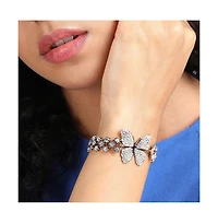 Sohi Crystal Butterfly Bracelet