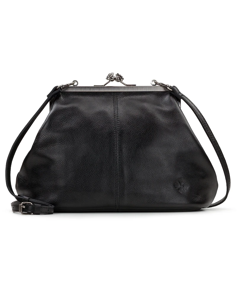 Patricia Nash Sofia Kisslock Leather Bag