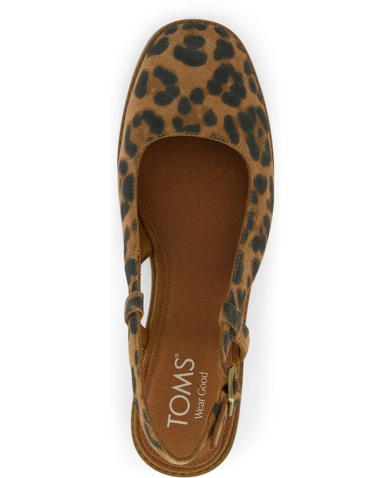 Toms Women's Jaclyn Block Heel Slingback Sandals