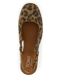 Toms Women's Jaclyn Block Heel Slingback Sandals