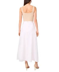 Vince Camuto Women's Contrast-Stitching A-Line Skirt