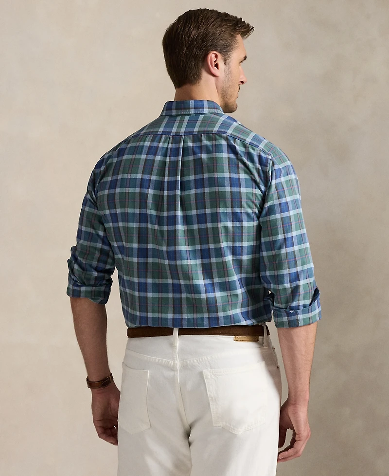 Polo Ralph Lauren Men's Big & Tall Plaid Oxford Shirt