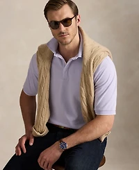 Polo Ralph Lauren Men's Big & Tall Stretch Oxford Mesh Shirt