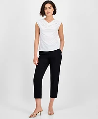 I.n.c. International Concepts Petite Sleeveless Cowlneck Top, Exclusively at Macy's