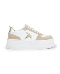 Grande White Black Snake Grey Pop Women's Sneaker by Vintage Havana