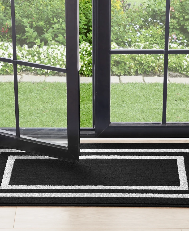 Nautica Double Line Border Tufted 2-Pc. Runner Rug Set
