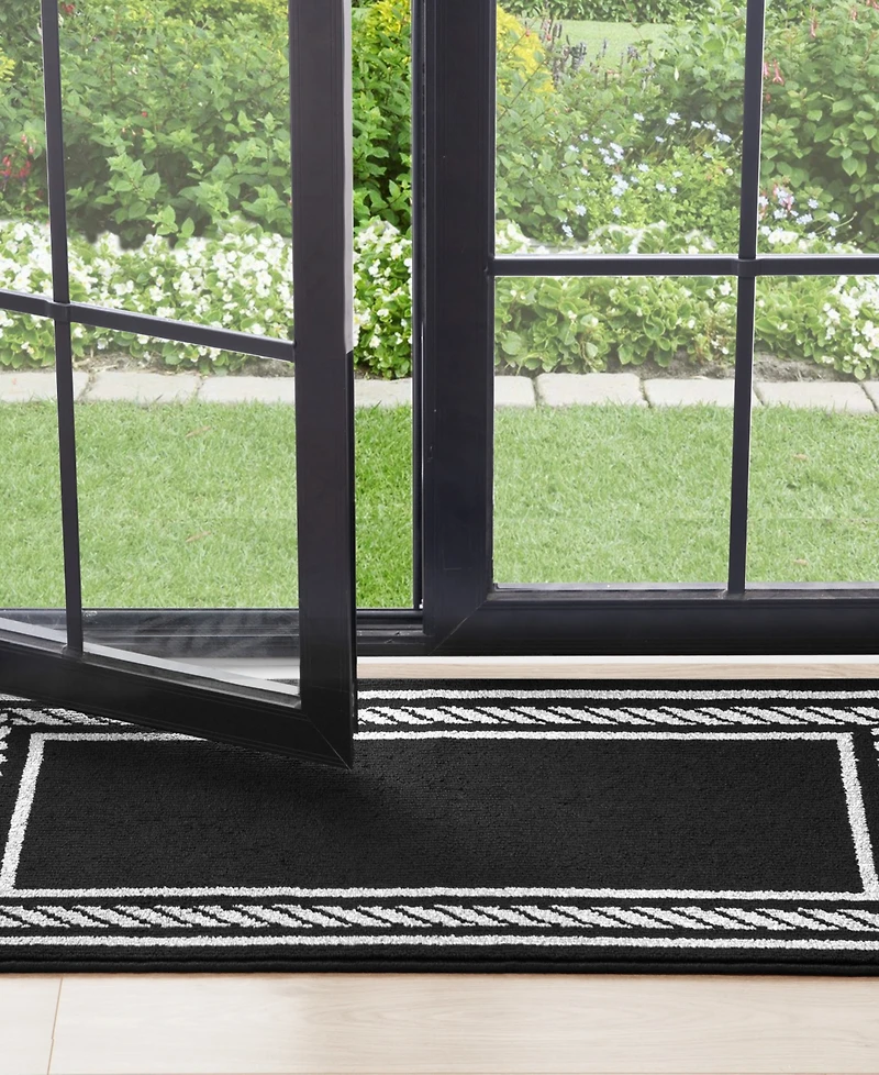 Nautica Rope Border Tufted 2-Pc. Runner Rug Set