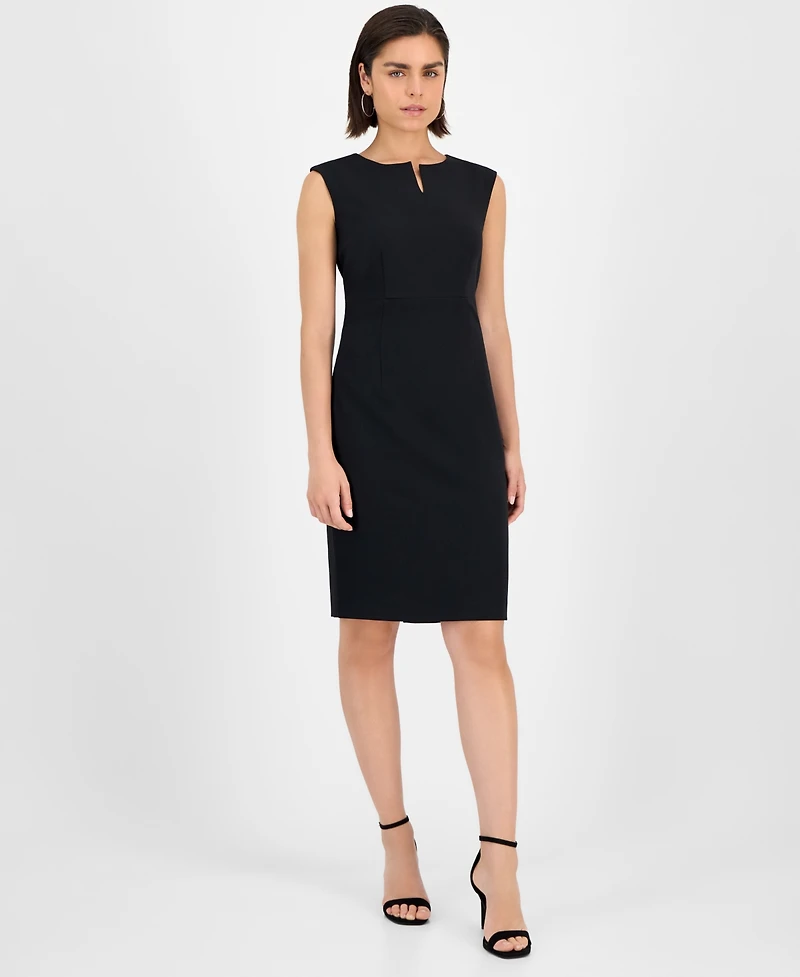 Kasper Women's Sleeveless Sheath Dress, Regular & Petite