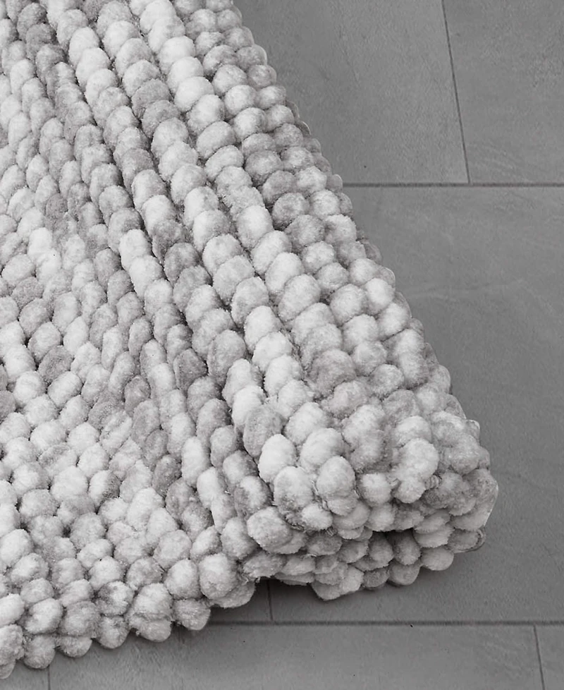 French Connection Space Dye Chunky Chenille Bath Rug, 17" x 24"