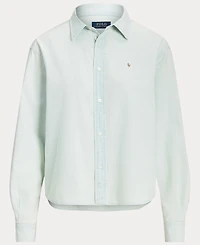 Polo Ralph Lauren Women's Cropped Boxy Chambray Shirt