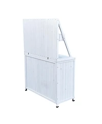 Outdoor Potting Bench with Storage