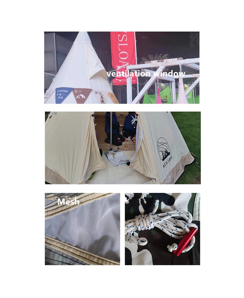 Bell Tent 4 Season 9.85ft - Glamping, Hot Tent, Family Camping
