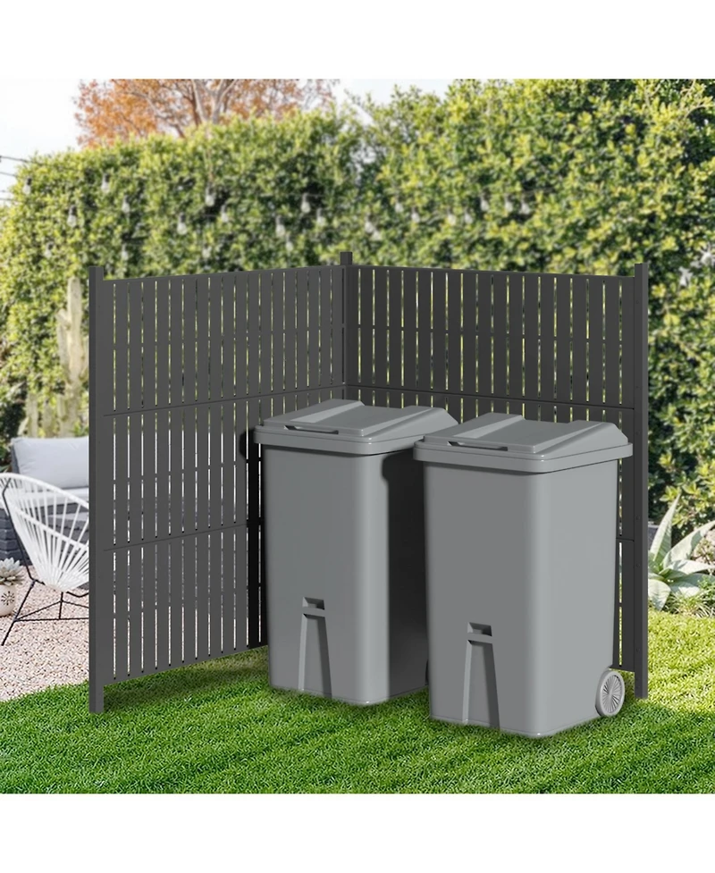 Outdoor Privacy Screen Fence Panels - 47x47" - All-Weather
