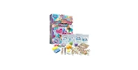 Lovely Slime Maker Kit for Kids - Includes 10+ Pre-Made Rainbow Slimes, Candy Pellets, Heart & Star Molds