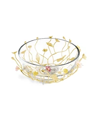 Michael Aram Wildflowers Large Glass Bowl