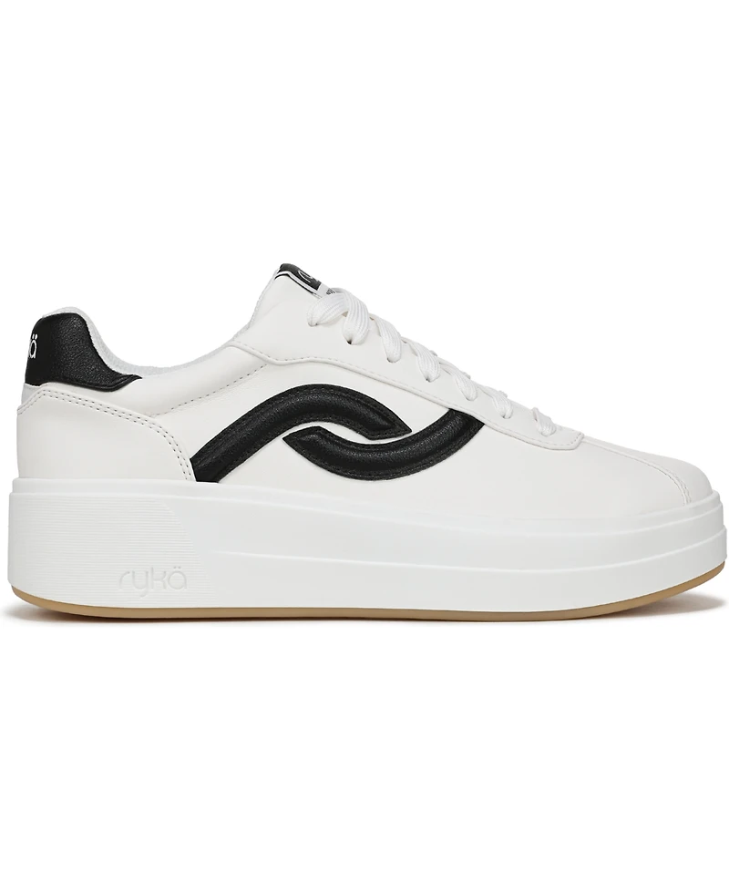 Ryka Women's Viv Max Lace Up Platform Sneakers