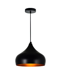 Cwi Lighting 13" Metal Dynamic 1 Light Down Pendant