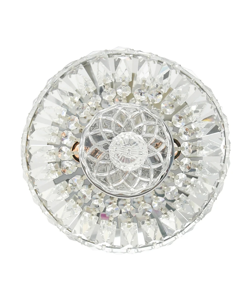 Cwi Lighting 9" Metal Stefania 2 Light Bowl Flush Mount