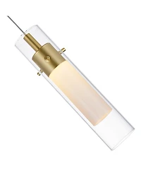 Cwi Lighting 10.5" Metal Olinda Led Integrated Mini Pendant