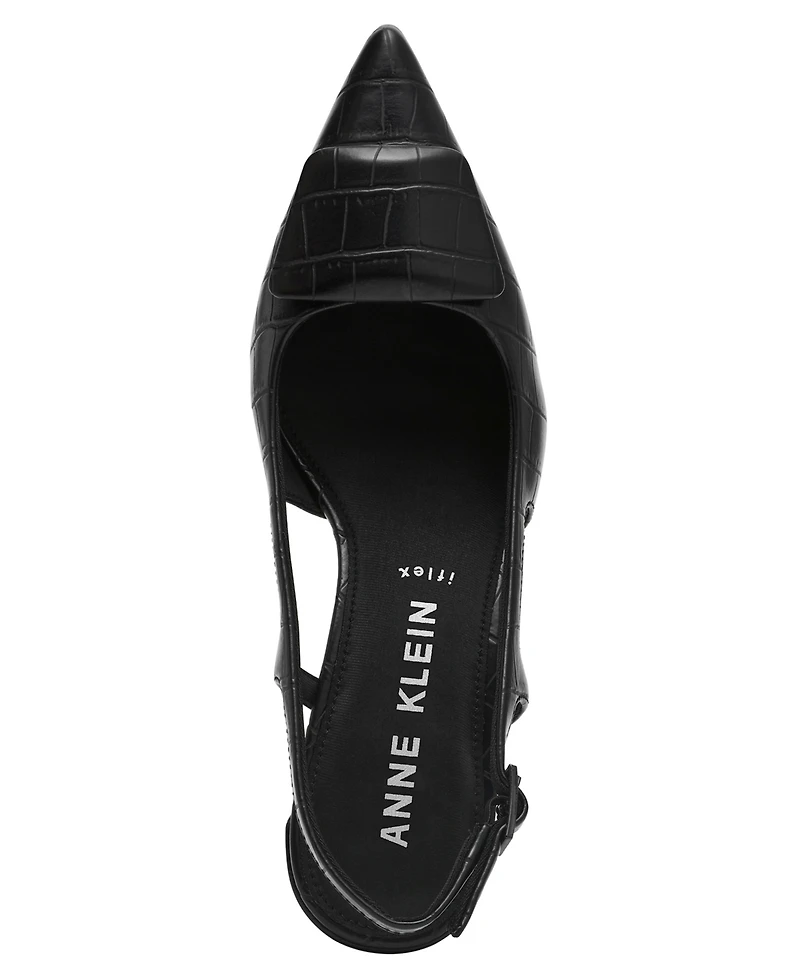 Anne Klein Women's Renetta Slingback Block Heel Pumps