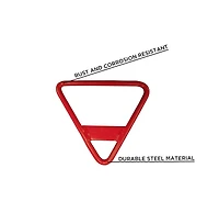 Amber Fight Gear Durable Steel Throwing Weight Replacement Handle – Rust-Resistant Red Powder Coated Handle for Practice & Competition