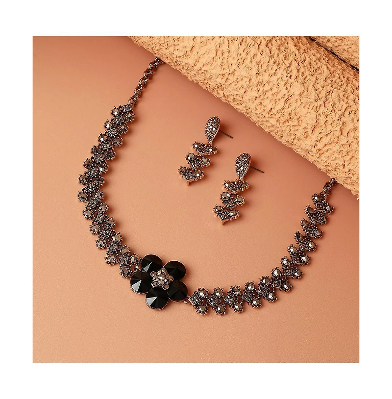 Sohi Maxi Flower Jewellery Set