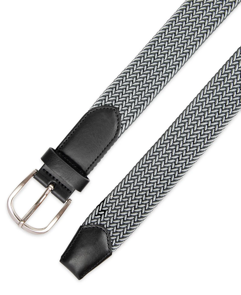Club Room Men's Stretch Braid Belt, Created for Macy's