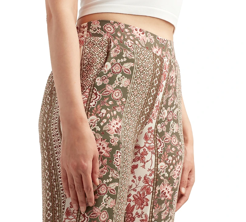 Bcx Juniors' Printed Pull-On Pants