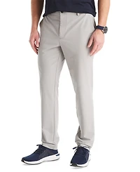 Nautica Men's Signature Slim-Fit Flat-Front Performance Pants