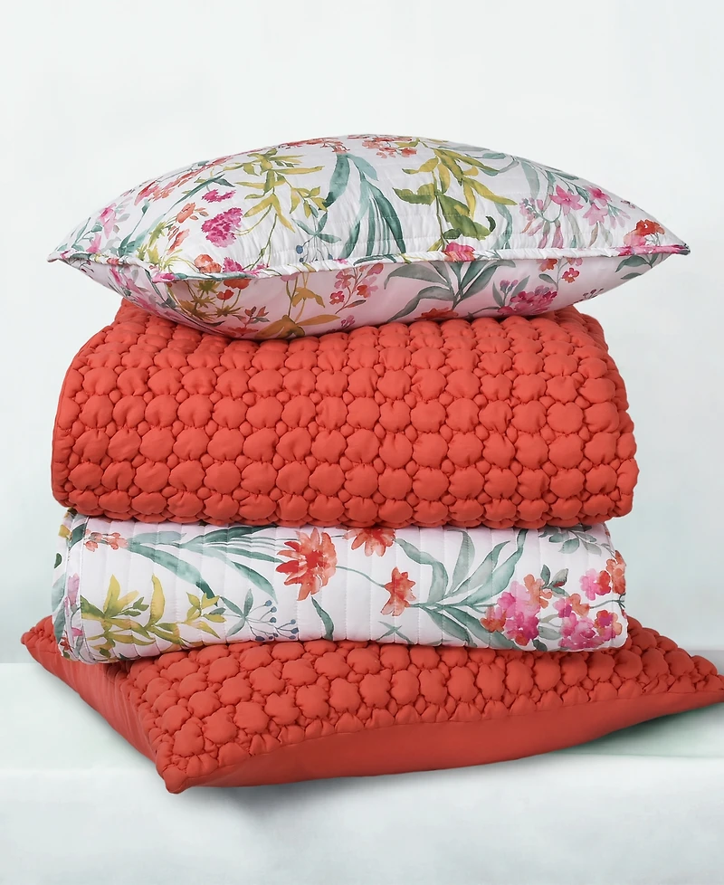 J by Queen Bold Cloud Puff 3-Pc. Quilt Set, King/California King