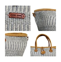 Ash Wisdom Handwoven Sisal Straw Basket Tote Bag