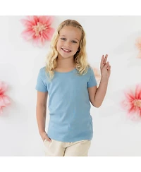 Mightly Girls Fair Trade Organic Cotton Ribbed Scoop Neck Tee