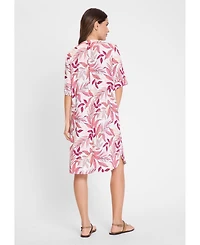 Olsen Women's Short Sleeve Tunic Dress