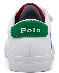 Polo Ralph Lauren Little Girls' Ryley Fastening Strap Casual Sneakers from Finish Line