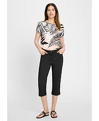 Olsen Women's Mona Fit Slim Leg Capri