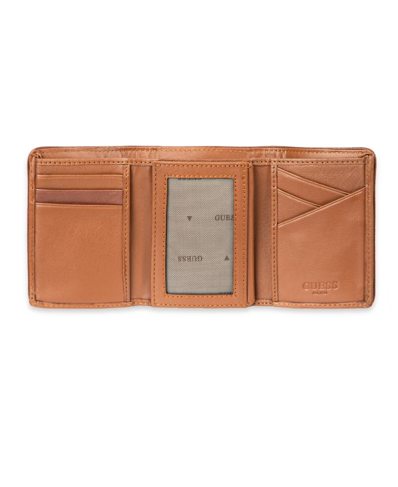 Guess Men's Rfid Quatro G Trifold Wallet