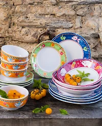 Vietri Melamine Campagna 16 Pc. Dinnerware Set, Service for 4