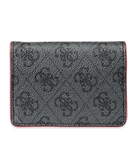 Guess Men's Rfid Quatro G Gusset Card Case Wallet